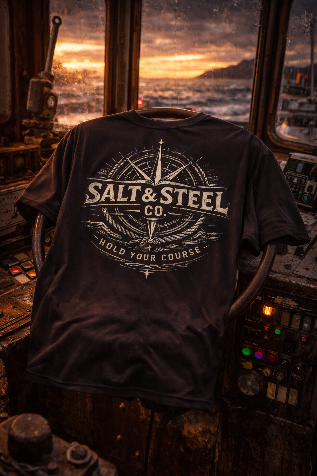 Hold Your Course performance crew neck t-shirt